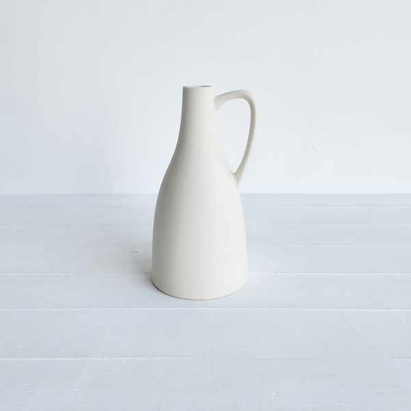 Ceramic Jug Vase - Ivory - <p style='text-align: center;'>R 60</p>